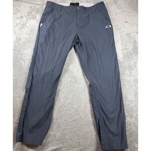 Oakley 421865 Golf Pants 36x29 Gray Stretch Performance Chino FA15